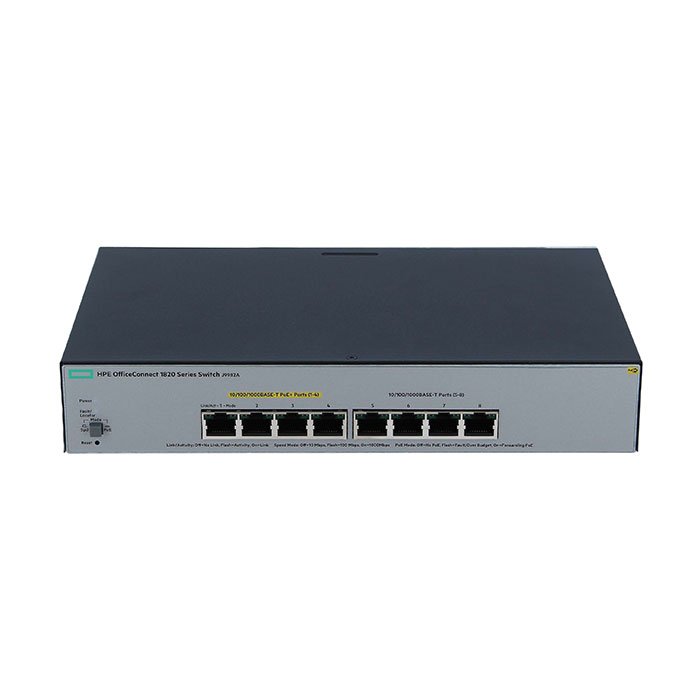 1-SWITCH-HP-1820-8G-POE-65W-J9982A