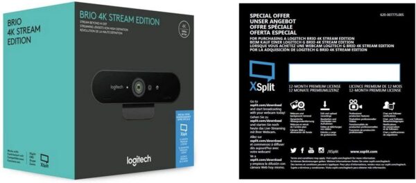 LOGITECH 4k Webcam BRIO Stream Edition – System Max